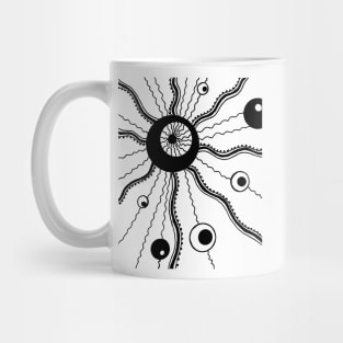 String Theory Abstract Tangle  with transparent background Mug